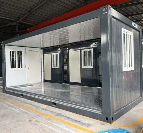 Sanitary facility prefab cabin - AmarantoIdea - for reception areas / locker room / modular
