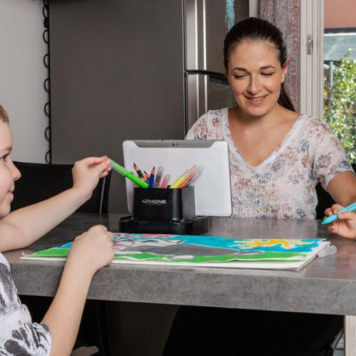 Tabletop tablet holder - MOBILE AND TABLET SUPPORT DEVICE - MAR PLAST Group S.p.A. - commercial / horizontal