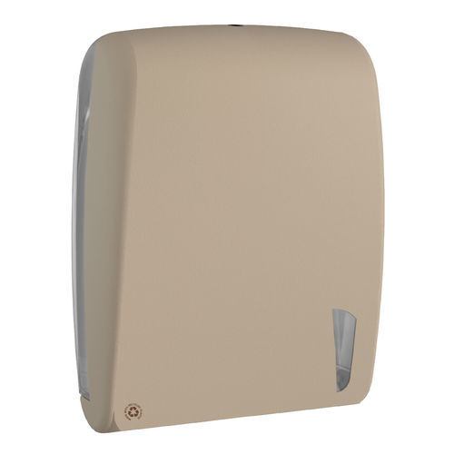 Wall-mounted paper towel dispenser - 903 Sand - MAR PLAST Group S.p.A. - recycled plastic / folded towel / commercial