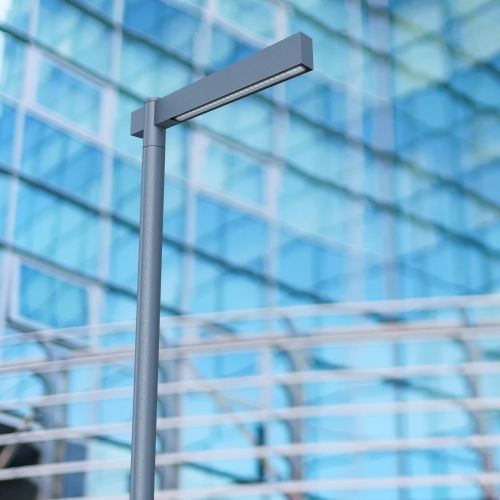 Urban lamp post - IMISTRAL ROTA - BSI LIGHTING TECHNOLOGIES INC. - contemporary / cast aluminum / stainless steel