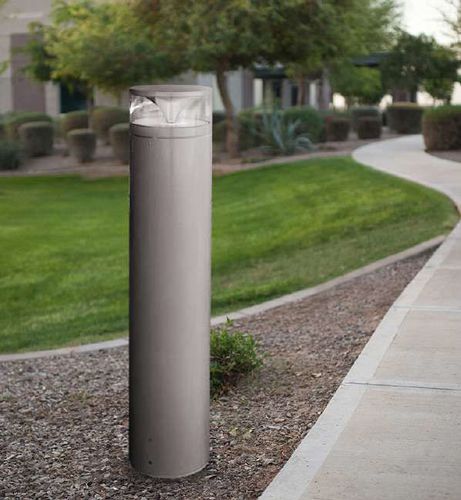 Garden bollard light - IRUTA R - BSI LIGHTING TECHNOLOGIES INC. - contemporary / stainless steel / cast aluminum