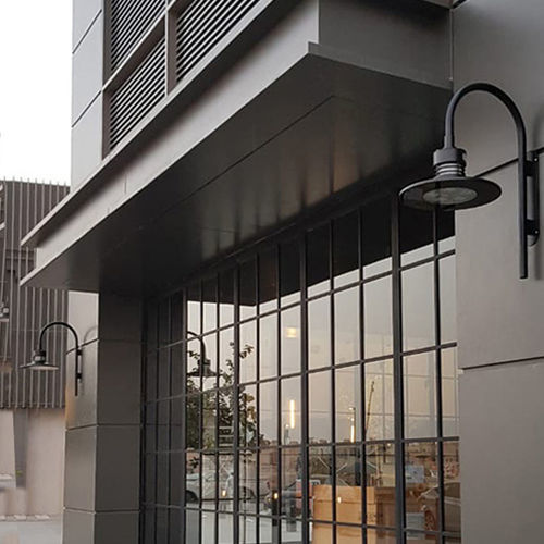 Contemporary wall light - IARTE - BSI LIGHTING TECHNOLOGIES INC. - indoor / outdoor / tempered glass facing
