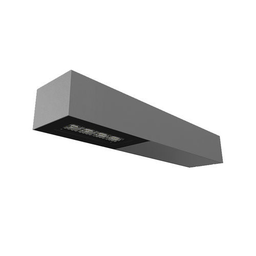 Contemporary wall light - IMISTRAL - BSI LIGHTING TECHNOLOGIES INC. - indoor / tempered glass facing / stainless steel