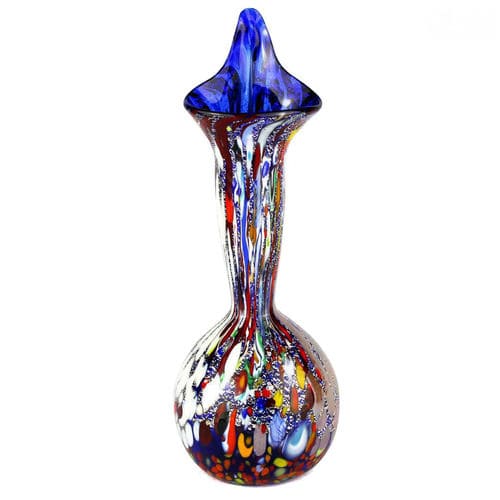 Contemporary vase - HARLEQUIN MIX COLOR : KANDINSKY - Original Murano Glass s.n.c. - blown glass / Murano glass
