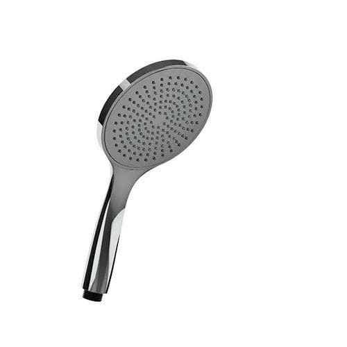 Round hand shower - VELVET 130 - Almar s.r.l. - ABS / contemporary / silver-colored