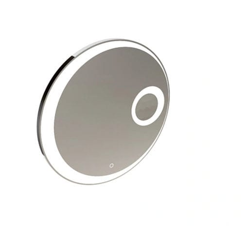 Wall-mounted bathroom mirror - M92805 - Munk Building Materials Co., Ltd. - contemporary / round / chrome