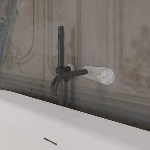 Bathtub mixer faucet - 94W288 - Munk Building Materials Co., Ltd. - wall-mounted / brass / Solid Surface