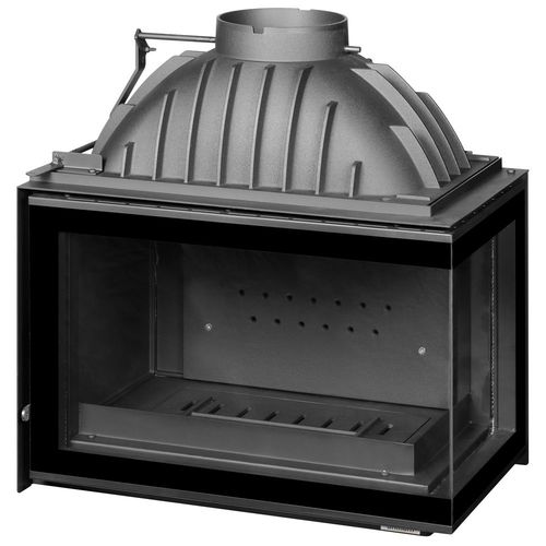 Corner fireplace insert - UNIFLAM 700 PLUS ECO RIGHT - Parkanex Sp. z o.o. - wood-burning