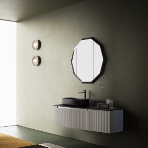 Wall-hung washbasin cabinet - VERTIGO EVOLUTION VE09 - PUNTOTRE - HPL / polymer / contemporary