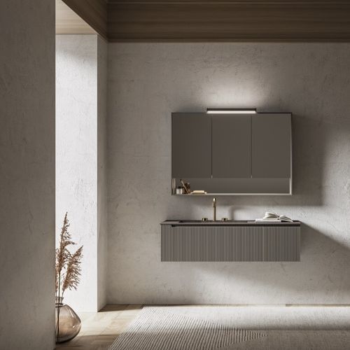 Wall-hung washbasin cabinet - VERTIGO EVOLUTION VE10 - PUNTOTRE - HPL ...