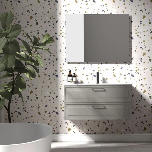 Wall-hung washbasin cabinet - ROMA 11 - PUNTOTRE - wooden / classic / without door