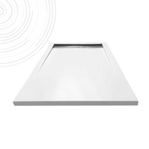 Rectangular shower base - KORI 201010537 - AYOR BATHROOM - recessed / resin / marble