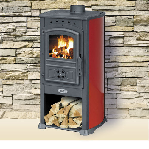 Wood heating stove - MODENA - Blist d.o.o - 5 kW...10 kW / floor-mounted / traditional