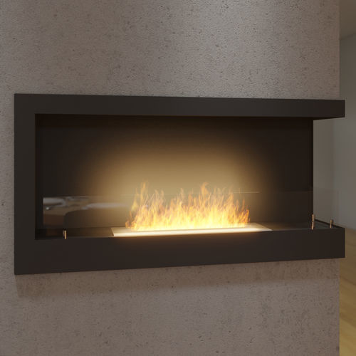 Bioethanol fireplace - 900 R - INFIRE Karol Lipka - built-in / corner / 2-sided