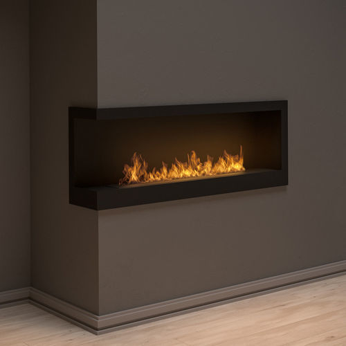 Bioethanol fireplace - 1200 L - INFIRE Karol Lipka - built-in / corner / 2-sided