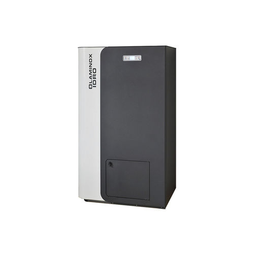 Pellet boiler stove - TERMOBOILER 31 MATIC - Laminox S.r.l. - 20 kW...50 kW / contemporary / metal