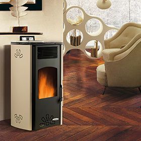 Pellet heating stove - MARGHERITA 8,5 - Laminox S.r.l. - 0 - 5 kW / 5 kW...10 kW / contemporary