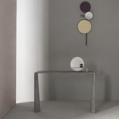 Minimal sideboard table - TADAO - FORMA&CEMENTO - steel / concrete / rectangular