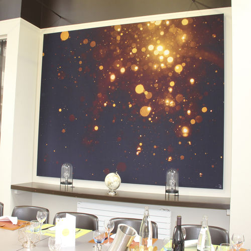 Wall-mounted acoustic panel - EKOE acoustique - for ceiling / for wall / textile