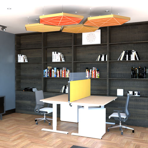 Ceiling acoustic panel - EKOE-CONSTELLATION - EKOE acoustique - for false ceiling / hanging / for partition wall