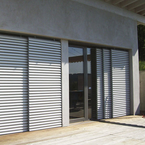 Sliding shutter - Heliotech, s.r.o. - jalousie / cedar / exotic wood