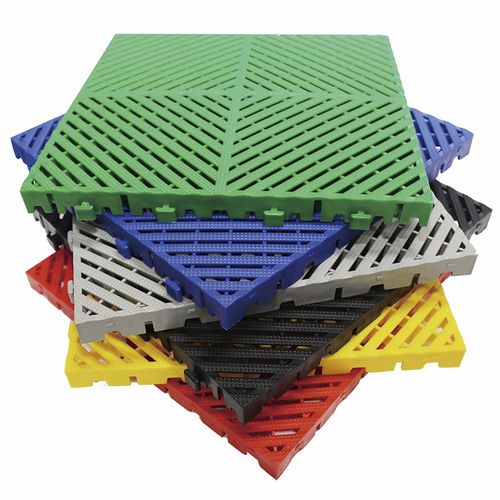 Polypropylene flooring - TK - Shanghai Weidan Decorative Materials Co., Ltd - tertiary / tile / structure