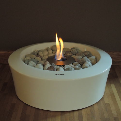 Round bioethanol burner - KAMA FIRE - KAMA - free-standing