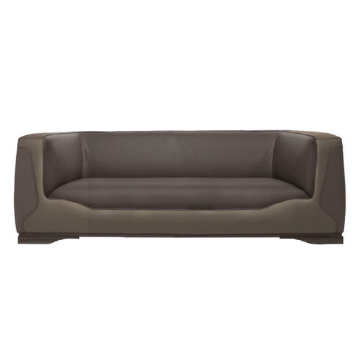Contemporary sofa - V133 - Aston Martin - leather / brown / 2-person