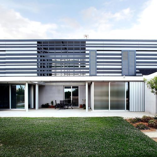 Fixed shutter - RABEL 700 RITZ - RABEL SYSTEMS - jalousie / polycarbonate / painted