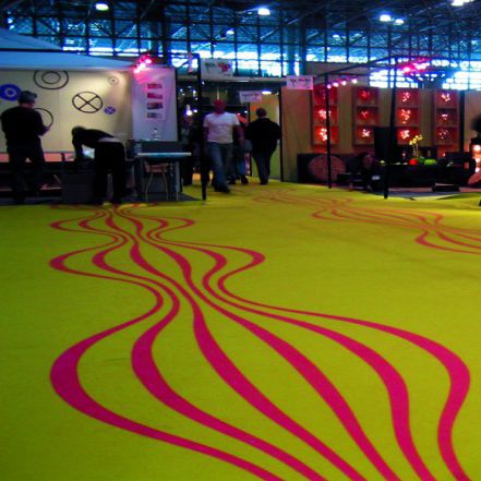 Tufted carpet - ELEA DESIGN - ALMA CARPETS - polypropylene / tertiary / roll