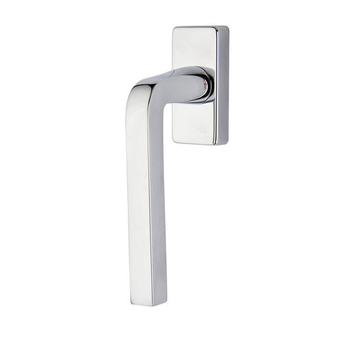 Window handle - MILANO QUAD - RDS - chrome-plated brass / nickel-plated brass / contemporary