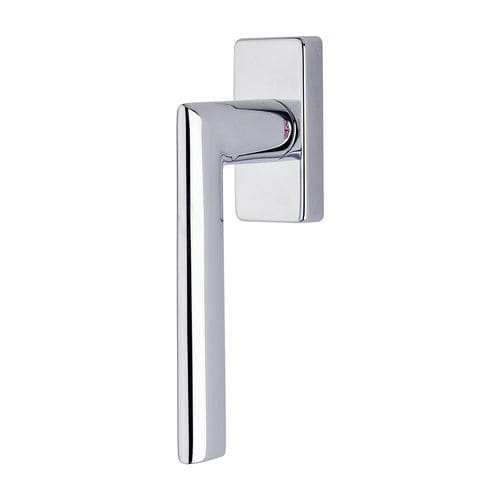 Window handle - VERONA QUAD - RDS - chrome-plated brass / contemporary / satin finish