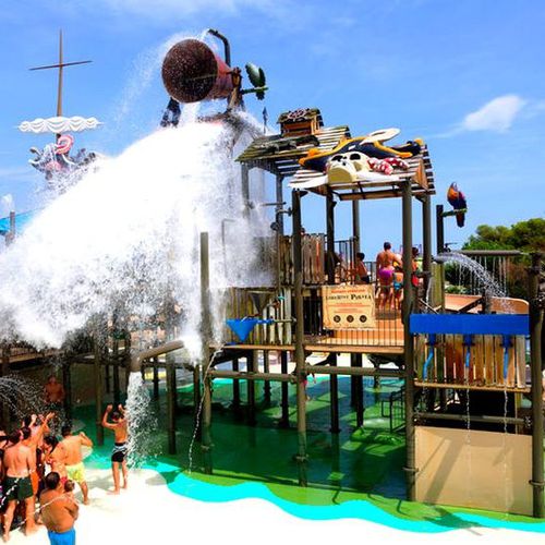 Water park play structure - ADULT AQUATIC GAME - Aquaslide - polyester ...