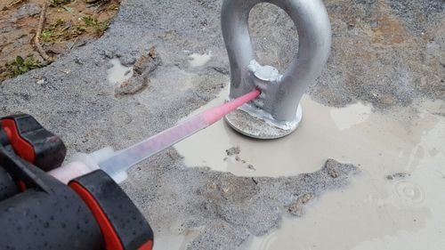 Galvanised steel ground anchor - Ancrest