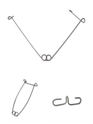 Stainless steel plant support - Ancrest - galvanised steel / zinc / stake