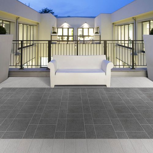 Porcelain stoneware tile - LUSERNA - saime - matte / brushed / indoor