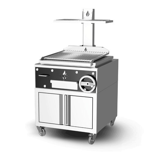 Charcoal grill - GP1GC - ROASTER OVENS N´GRILLS - floor-mounted / for commercial kitchen / stainless steel