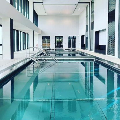 Hydrotherapy swimming pool - France REVAL - self-supporting / custom / indoor