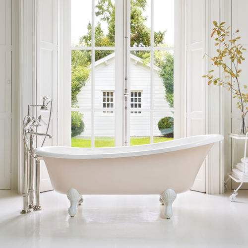 Oval bathtub - THE WHITEWATER - Drummonds - freestanding / for homes / cast iron