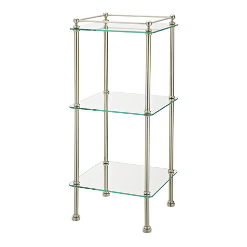 Contemporary shelf - SQUARE - Opus Bathrooms - glass / bathroom