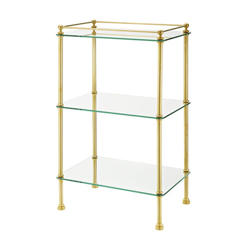 Contemporary shelf - RECTANGULAR - Opus Bathrooms - glass / bathroom