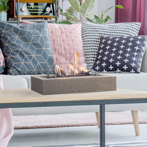 Rectangular bioethanol burner - CUNEO - Xaralyn - contemporary / free-standing / table