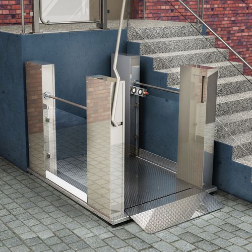 Wheelchair lifting platform - MB QUATTRO - liftwerk - for building / professional / outdoor