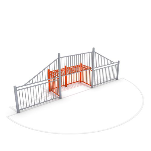Public space soccer pitch - GATE 3 - Inter System - modular for toddlers