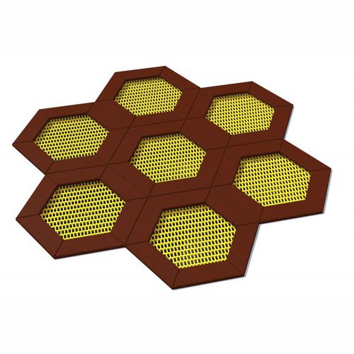 Playground trampoline - SALTO : HEXO 7A - Inter System - hexagonal / outdoor