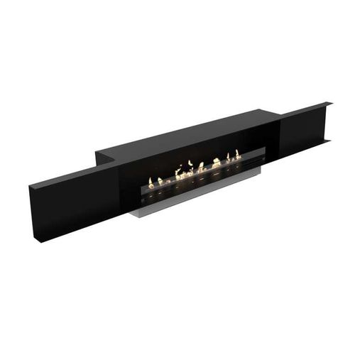 Ethanol fireplace - FOYER TYPE N&deg;3 - Cheminées Bio Art Concept - bioethanol / built-in / wall