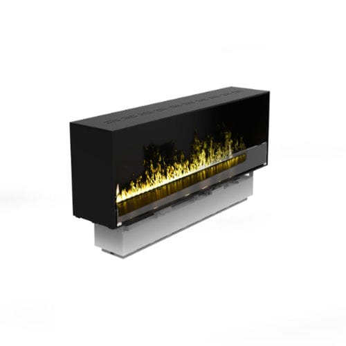 Steam closed hearth - Cheminées Bio Art Concept - electric / 1-sided / metal