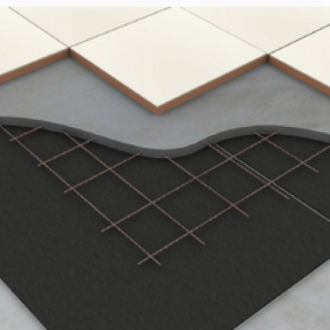 Roll sound-insulating underlay - D-FON - DECIBEL PLC - polyester / for floor panels