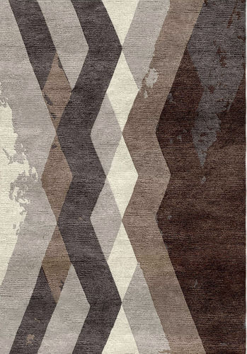 Contemporary rug - DEMORAST - The rug couture - geometric / natural fiber / rectangular