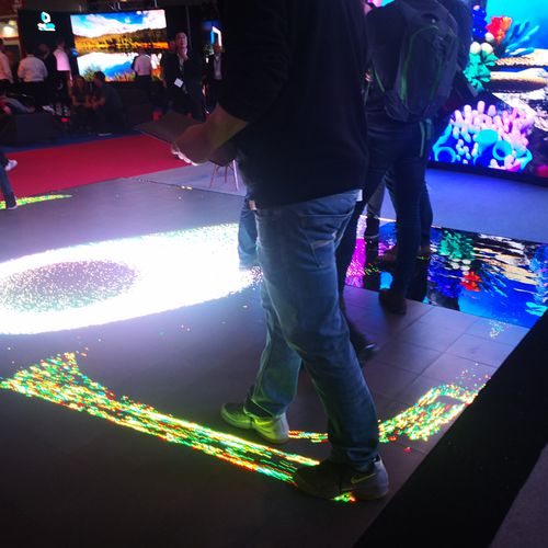 Floor LED panel - I SERIES - Street Communication - interactive
